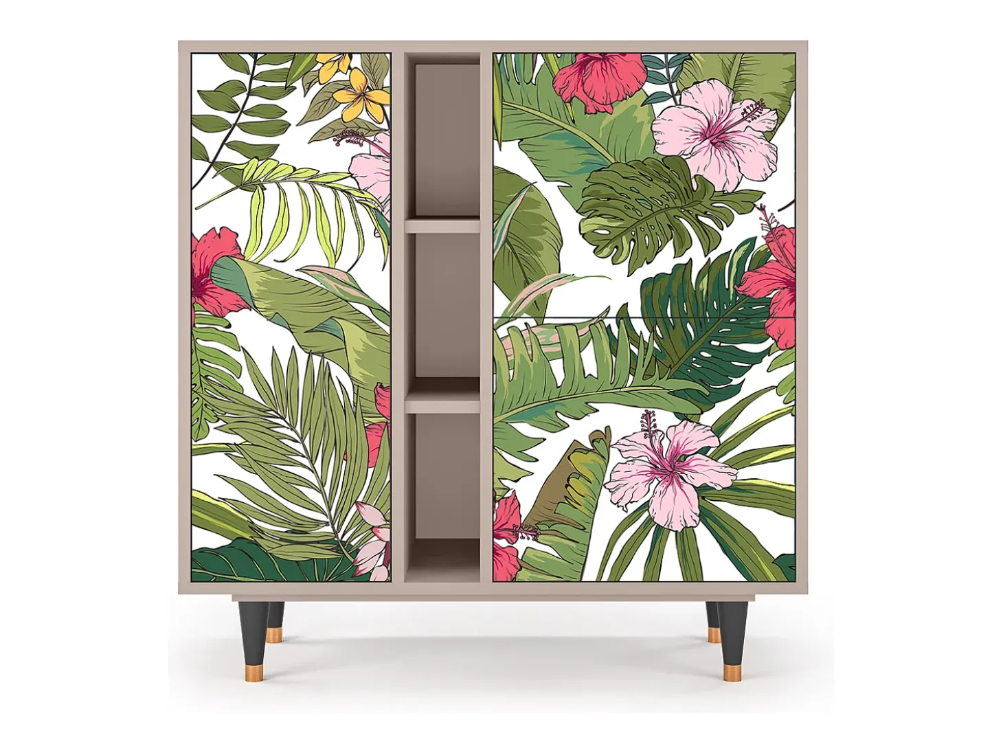 Aparador - 94х96х41 cm - BS5 - Verdant Tropics, Latte
