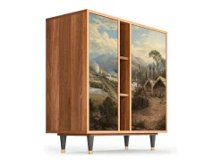 Aparador - 94х96х41 cm - BS5 - View Across the Plains , Nogal