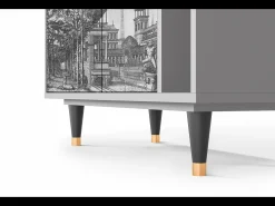 Aparador - 96х110х41 cm - BS6 - View of the Piazza, Gris