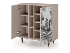 Aparador - 94х96х41 cm - BS5 - Village Road, Latte