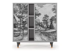 Aparador - 94х96х41 cm - BS5 - Village Road, Gris