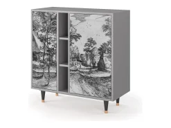 Aparador - 94х96х41 cm - BS5 - Village Road, Gris