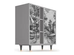 Aparador - 94х96х41 cm - BS5 - Village Road, Gris