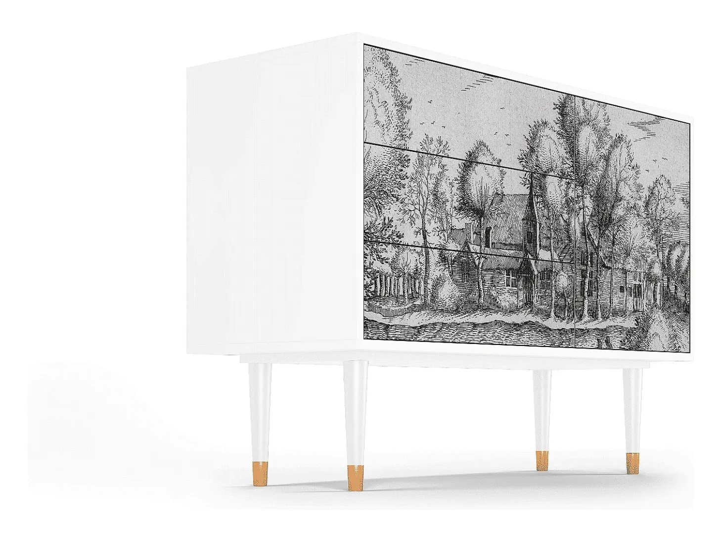 Aparador - 115х84х41 cm - S3 - A Pond, Blanco