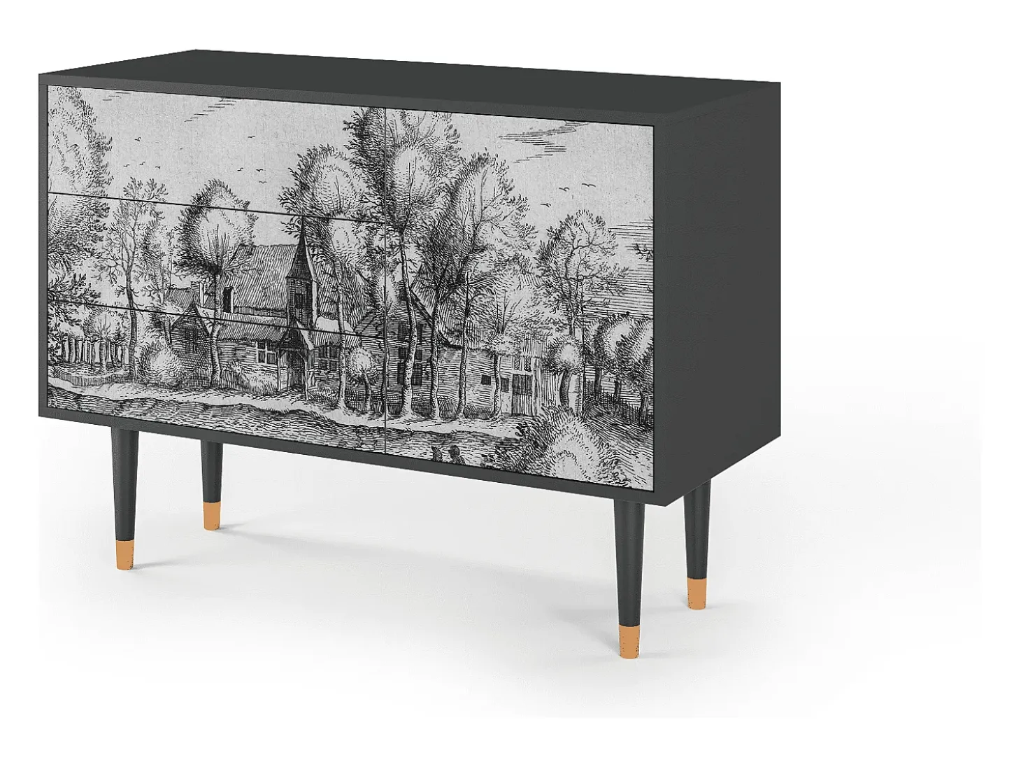 Aparador - 115х84х41 cm - S3 - A Pond, Antracita