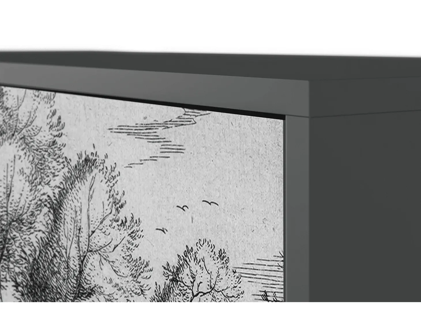 Aparador - 115х84х41 cm - S3 - A Pond, Antracita