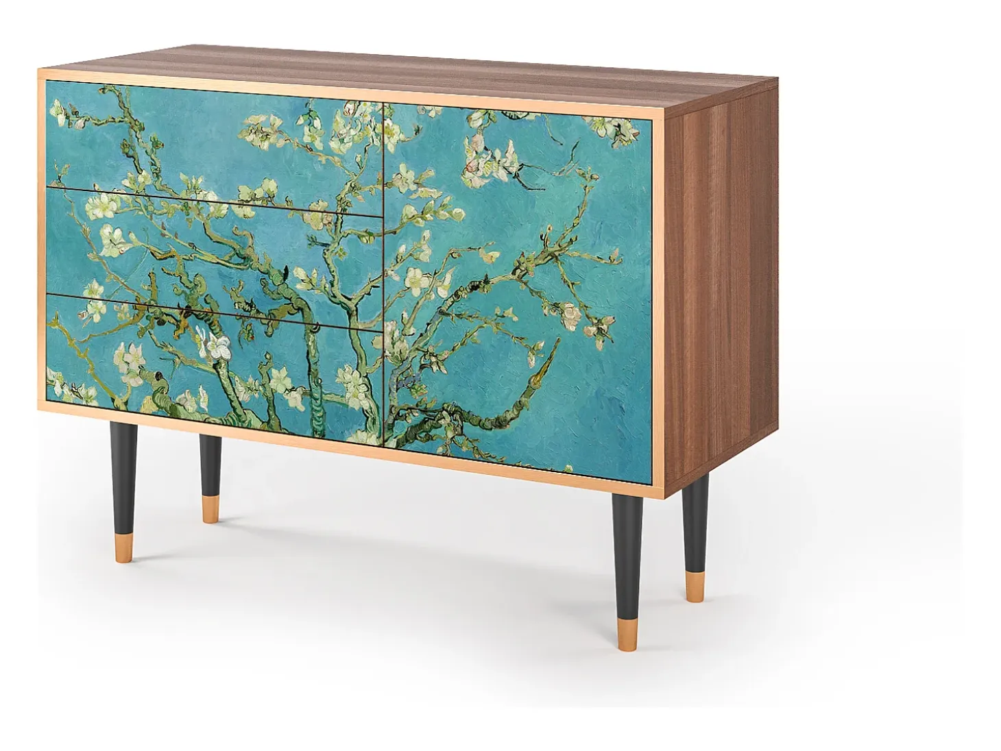 Aparador - 115х84х41 cm - S3 - Almond Blossom, Nogal