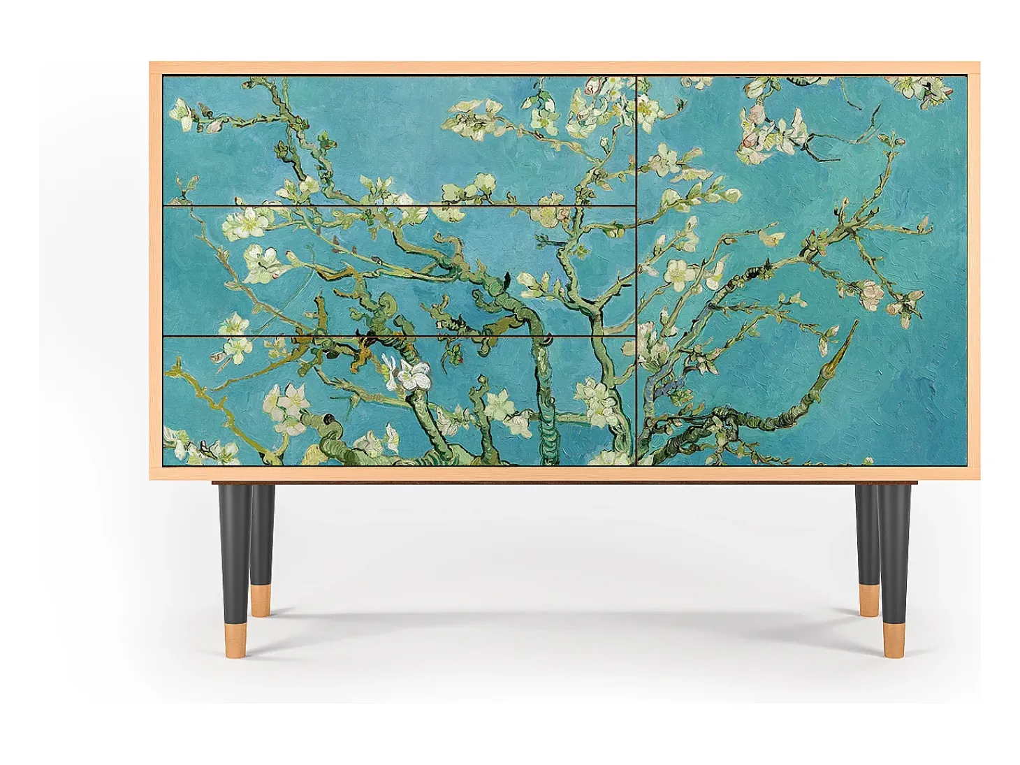 Aparador - 115х84х41 cm - S3 - Almond Blossom, Nogal