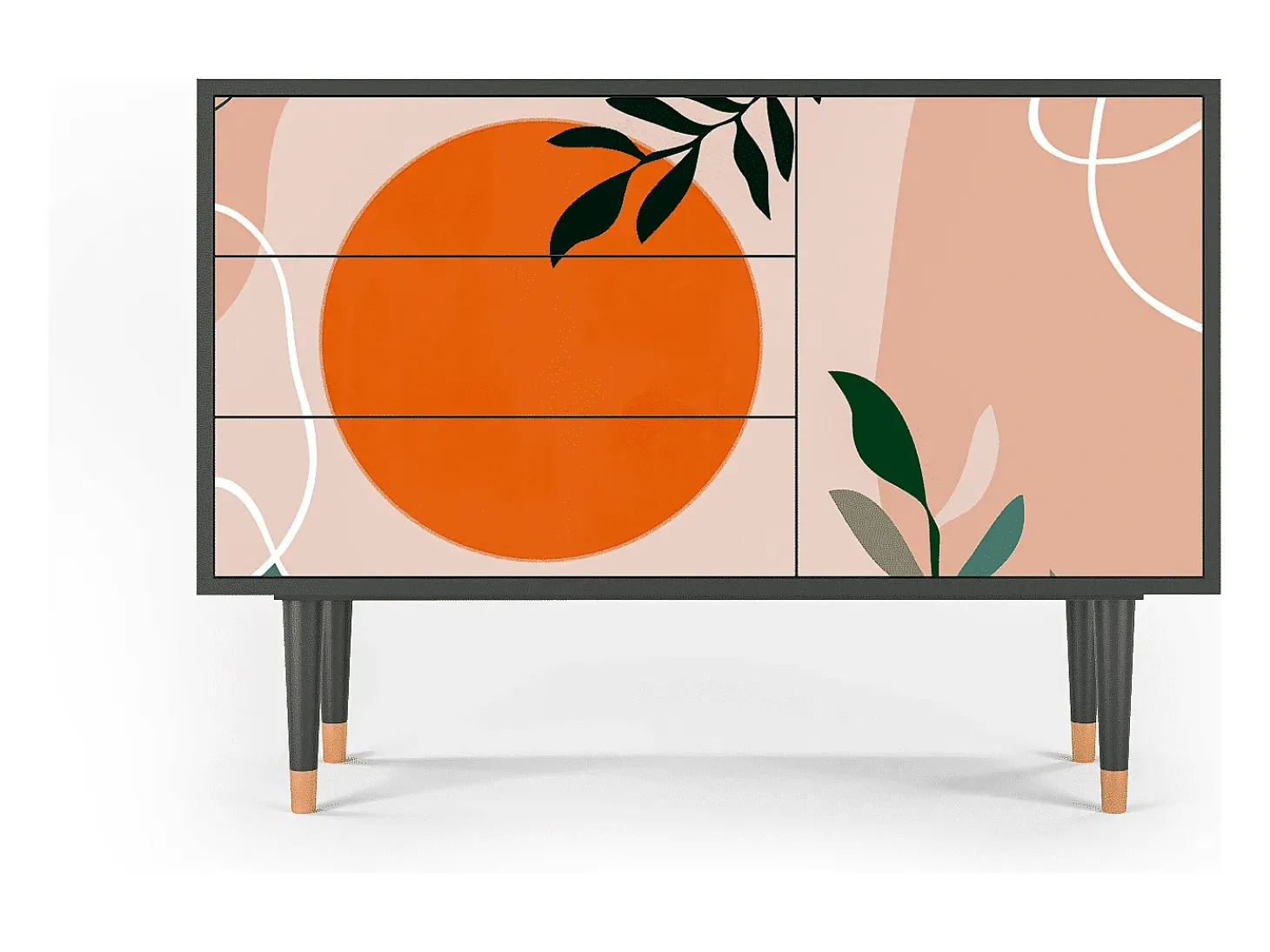 Aparador - 115х84х41 cm - S3 - Artwork, Antracita