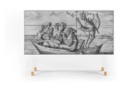 Aparador - 115х84х41 cm - S3 - Blau Schuyte, Blanco