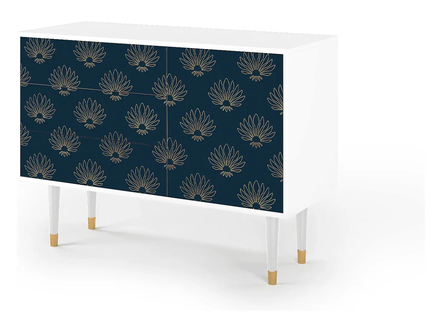 Aparador - 115х84х41 cm - S3 - Blue Lotus, Blanco
