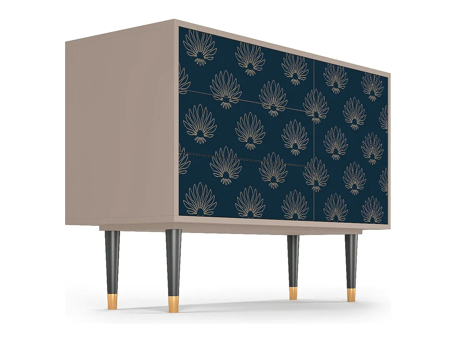 Aparador - 115х84х41 cm - S3 - Blue Lotus, Latte