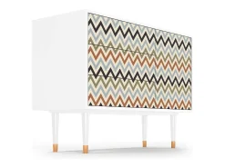 Aparador - 115х84х41 cm - S3 - Bright Ripple, Blanco