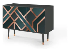 Aparador - 115х84х41 cm - S3 - Bronze Crossroad, Antracita