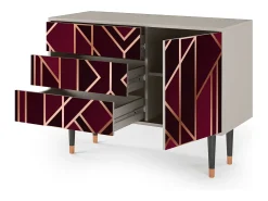 Aparador - 115х84х41 cm - S3 - Burgundy Jewelery, Arena