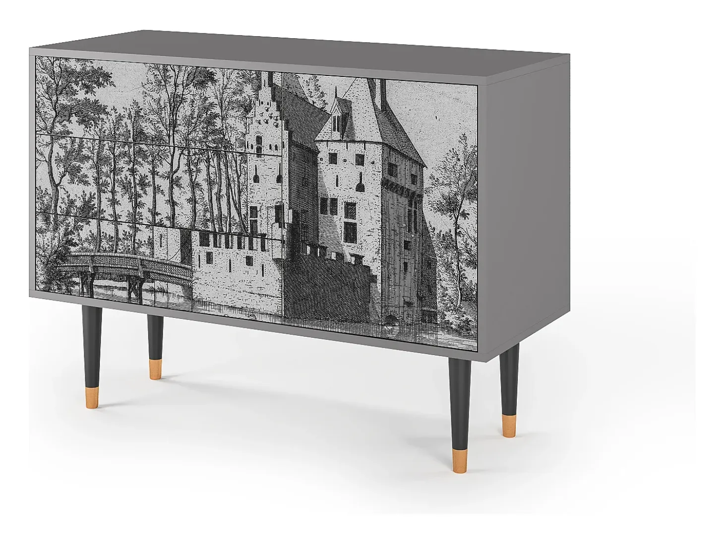 Aparador - 115х84х41 cm - S3 - Castle by Breugel, Gris