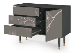 Aparador - 115х84х41 cm - S3 - Cherry Blossom, Antracita