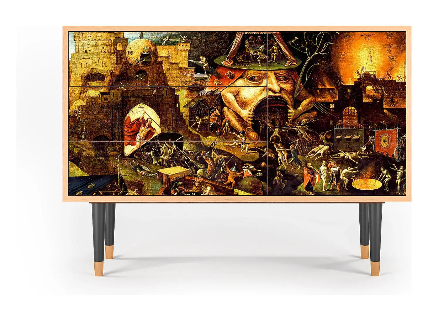Aparador - 115х84х41 cm - S3 - Christ in Limbo, Nogal