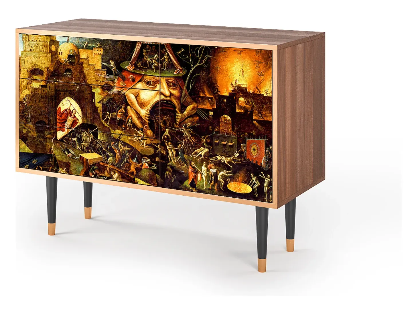 Aparador - 115х84х41 cm - S3 - Christ in Limbo, Nogal