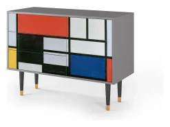 Aparador - 115х84х41 cm - S3 - Composition, Gris