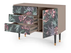 Aparador - 115х84х41 cm - S3 - Dark Peonies, Latte
