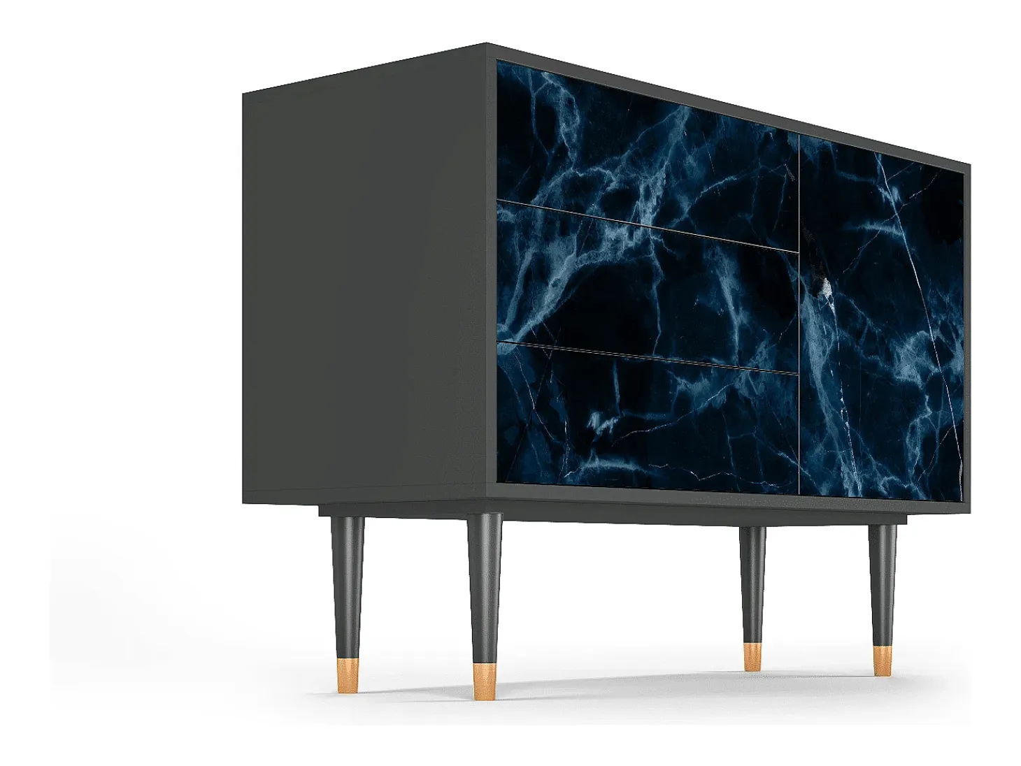 Aparador - 115х84х41 cm - S3 - Deep Ocean, Antracita