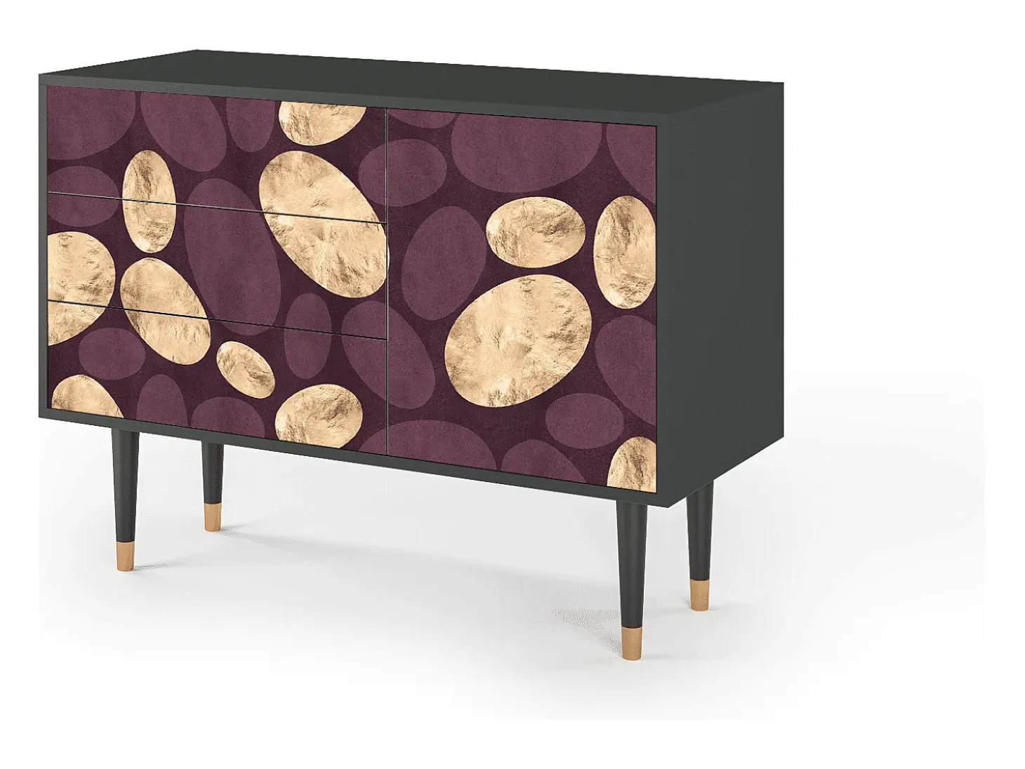 Aparador - 115х84х41 cm - S3 - Fine Wine, Antracita