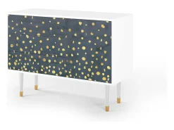 Aparador - 115х84х41 cm - S3 - Foggy Lights, Blanco