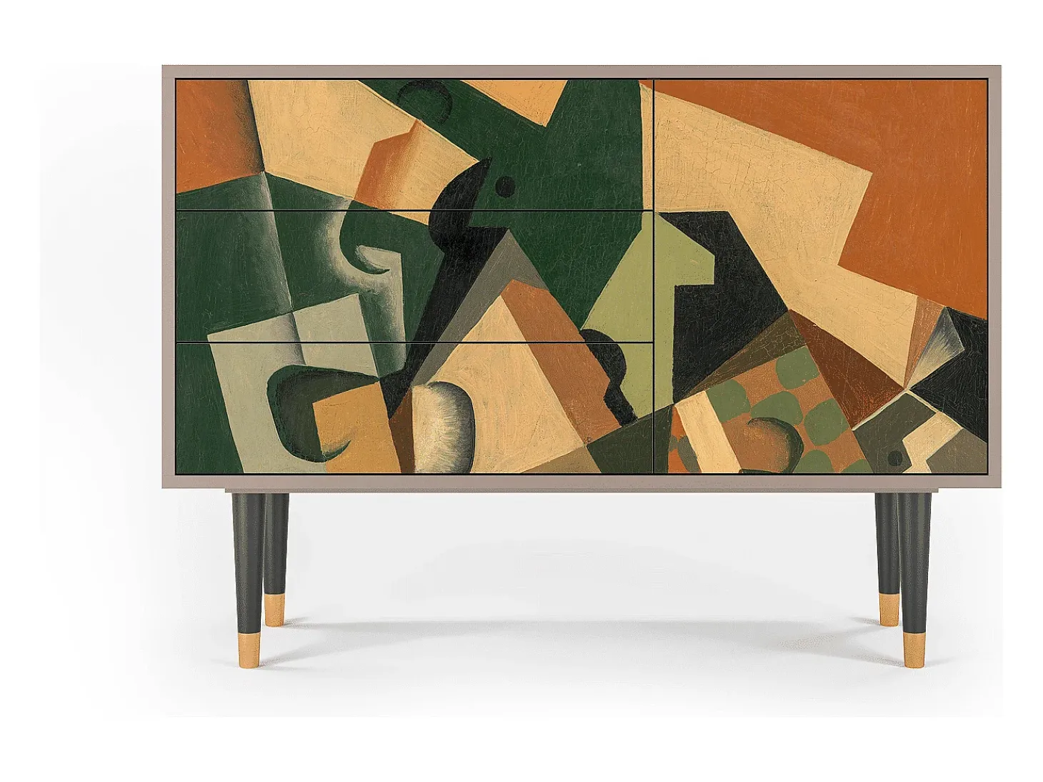 Aparador - 115х84х41 cm - S3 - Glass and Checkerboard, Arena