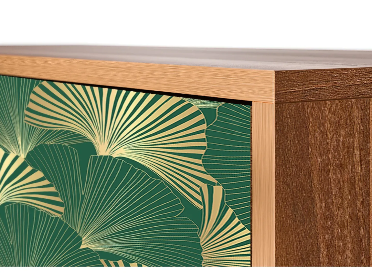 Aparador - 115х84х41 cm - S3 - Gold Ginkgo, Nogal