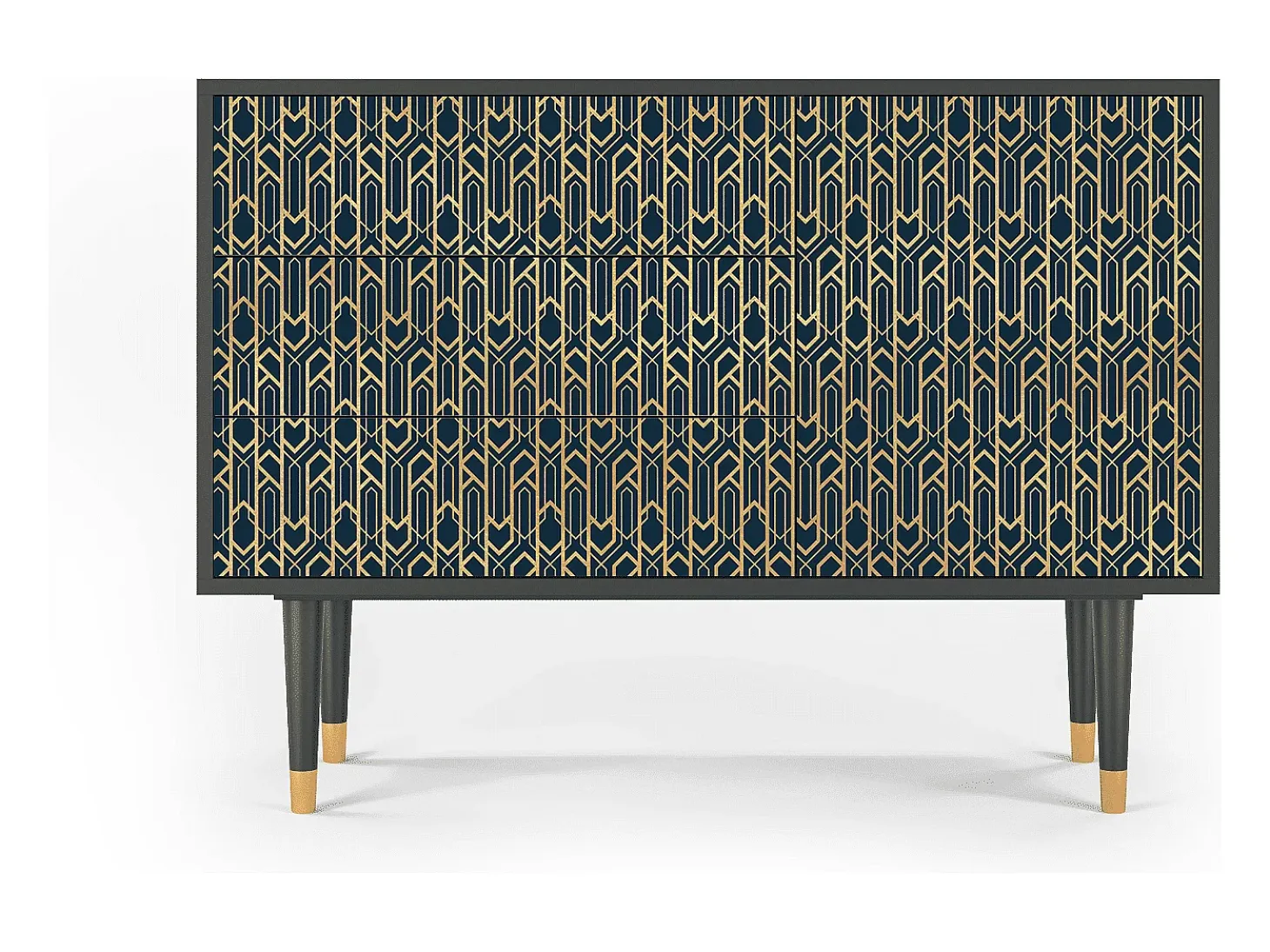 Aparador - 115х84х41 cm - S3 - Golden Empire, Antracita