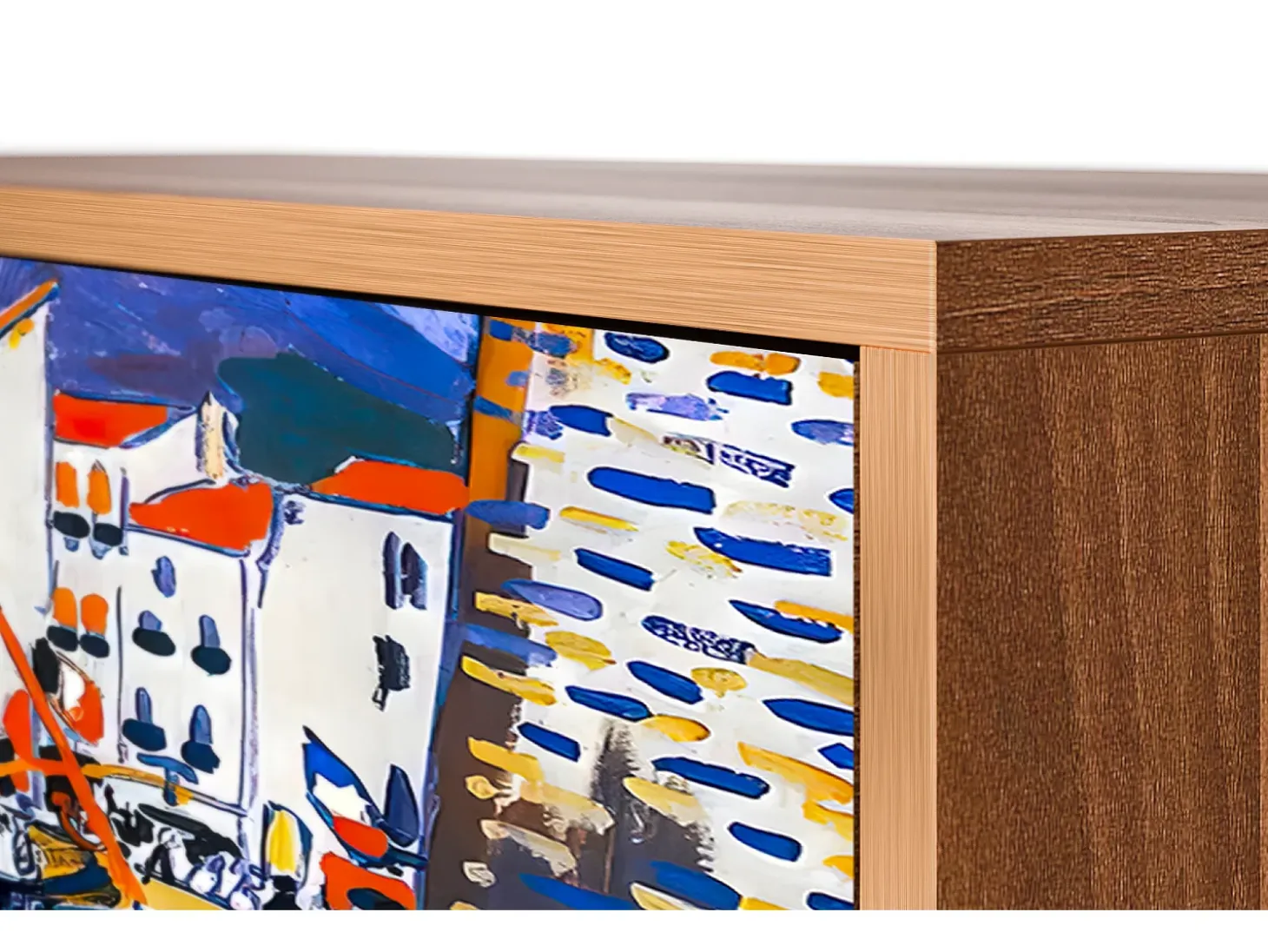 Aparador - 115х84х41 cm - S3 - Le Séchage des voiles , Nogal