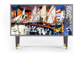 Aparador - 115х84х41 cm - S3 - Le Séchage des voiles , Gris