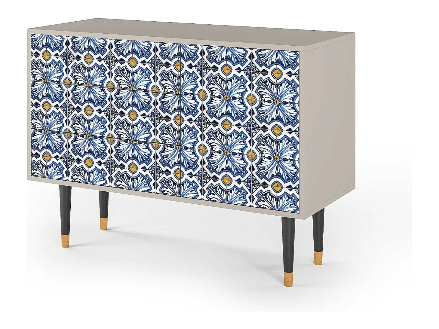 Aparador - 115х84х41 cm - S3 - Lovely Cornflowers, Arena