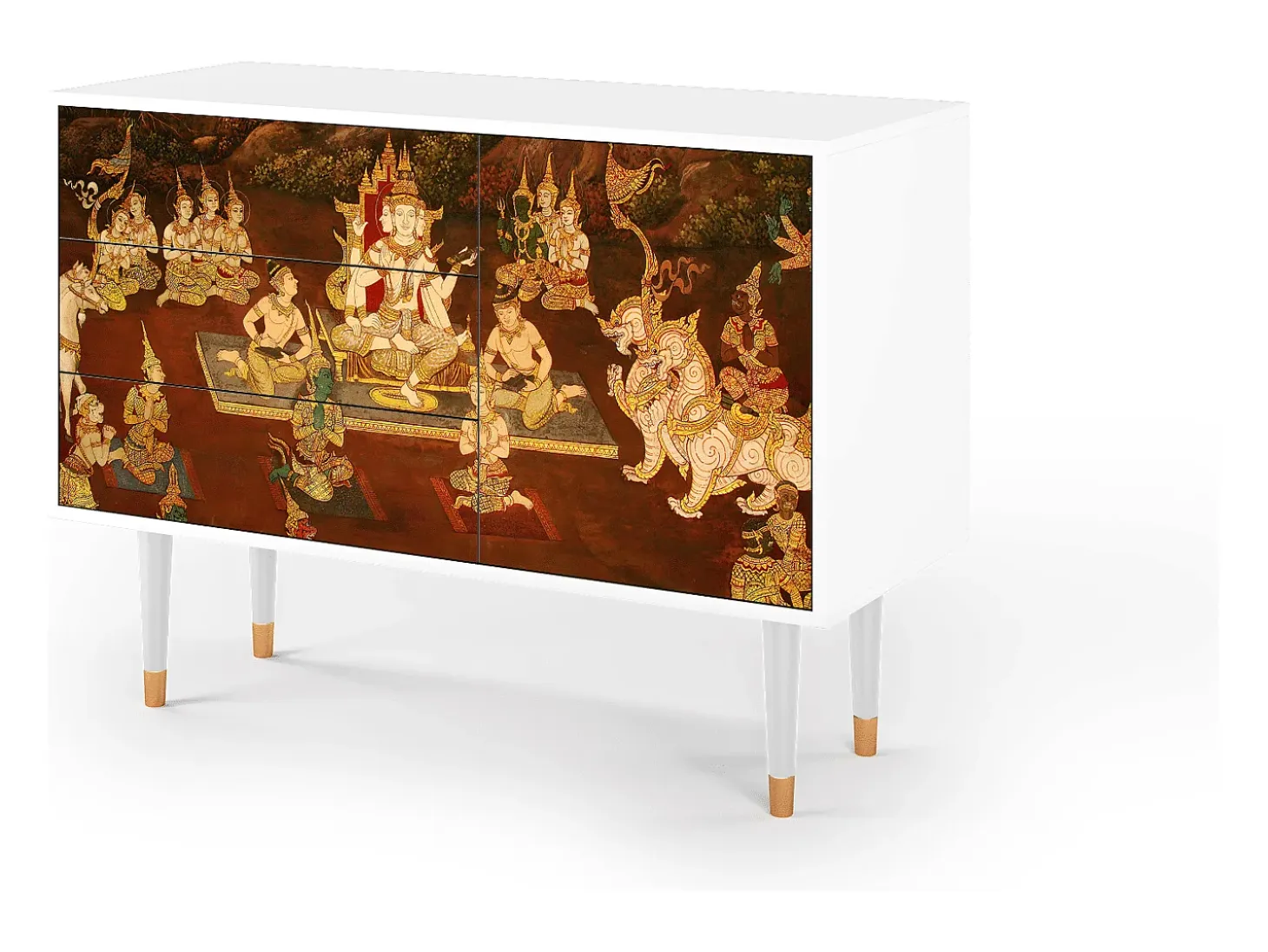 Aparador - 115х84х41 cm - S3 - Malyavan, Blanco