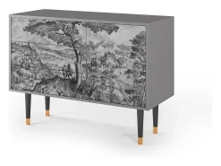 Aparador - 115х84х41 cm - S3 - Milites Requiescentes, Gris