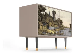 Aparador - 115х84х41 cm - S3 - Mill along a River, Latte