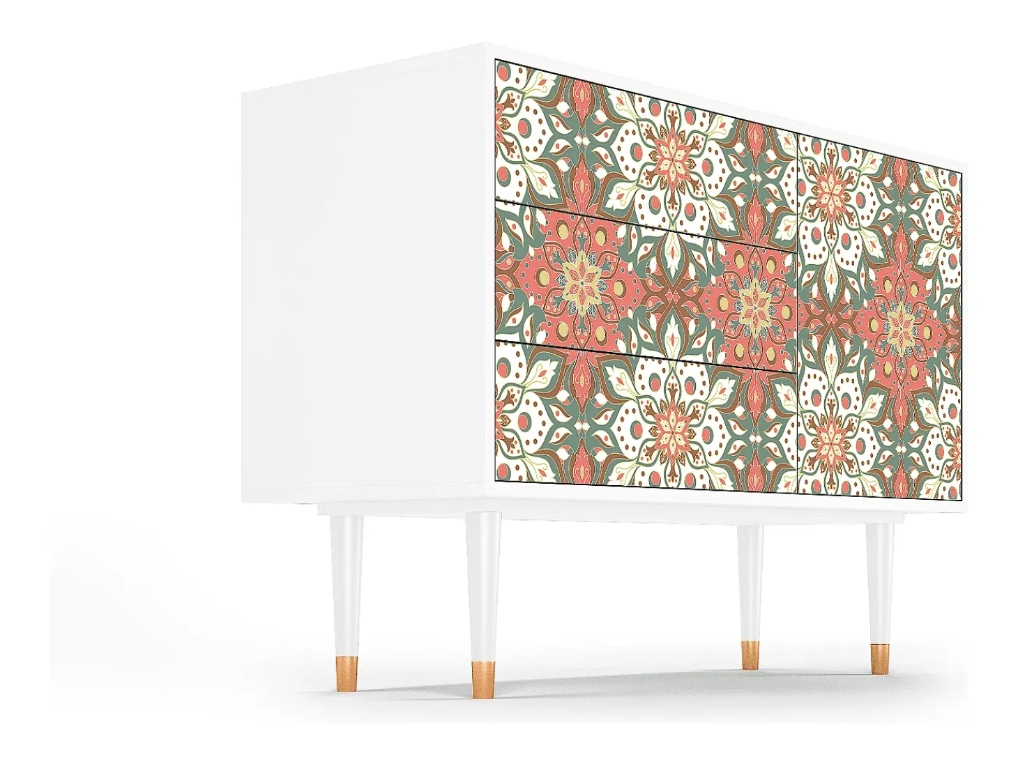 Aparador - 115х84х41 cm - S3 - Peach Grove, Blanco