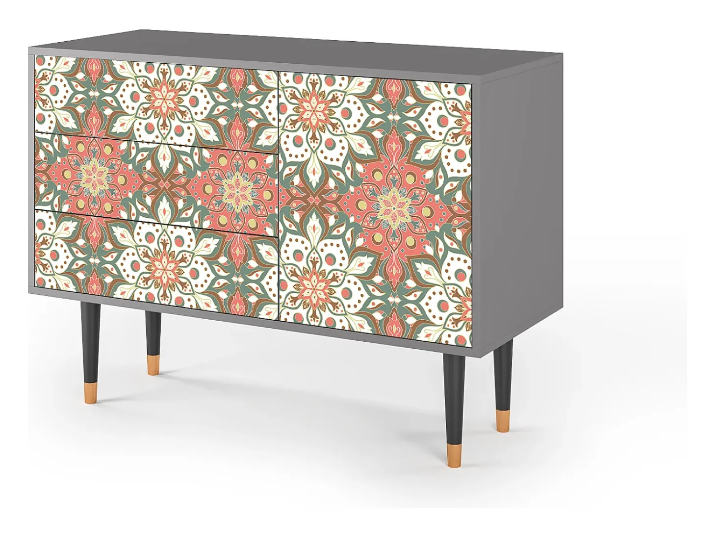 Aparador - 115х84х41 cm - S3 - Peach Grove, Gris