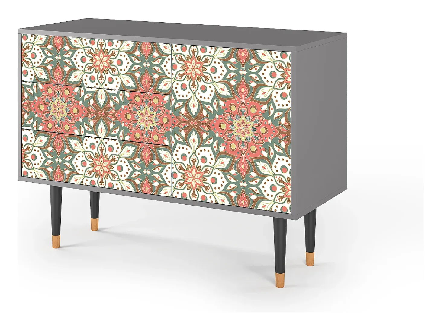 Aparador - 115х84х41 cm - S3 - Peach Grove, Gris
