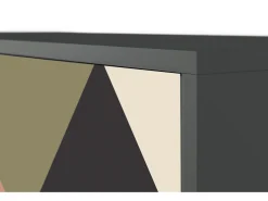 Aparador - 115х84х41 cm - S3 - Royal Triangles, Antracita