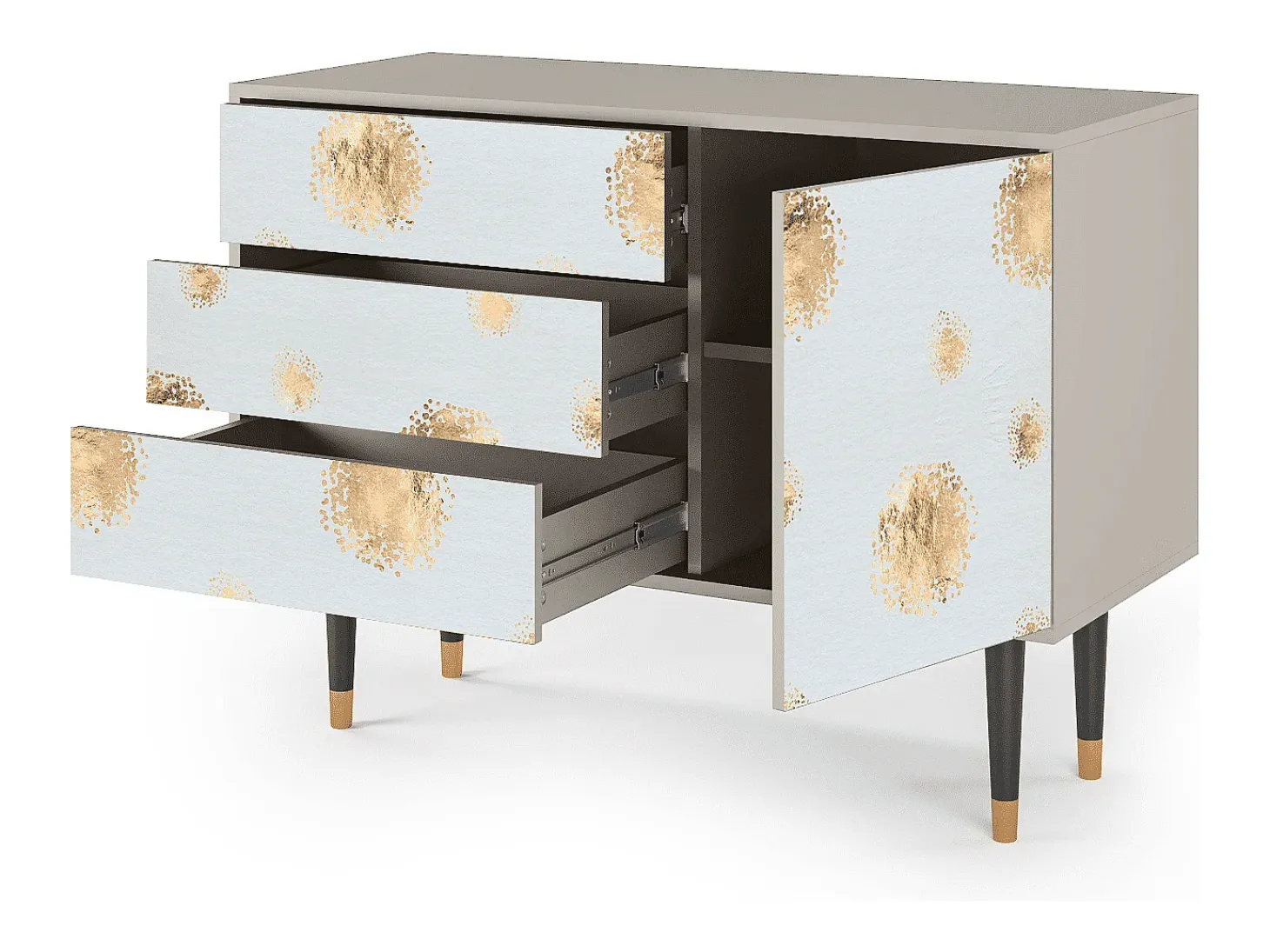 Aparador - 115х84х41 cm - S3 - Sky Latte, Arena