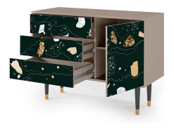 Aparador - 115х84х41 cm - S3 - Space Rocks, Latte