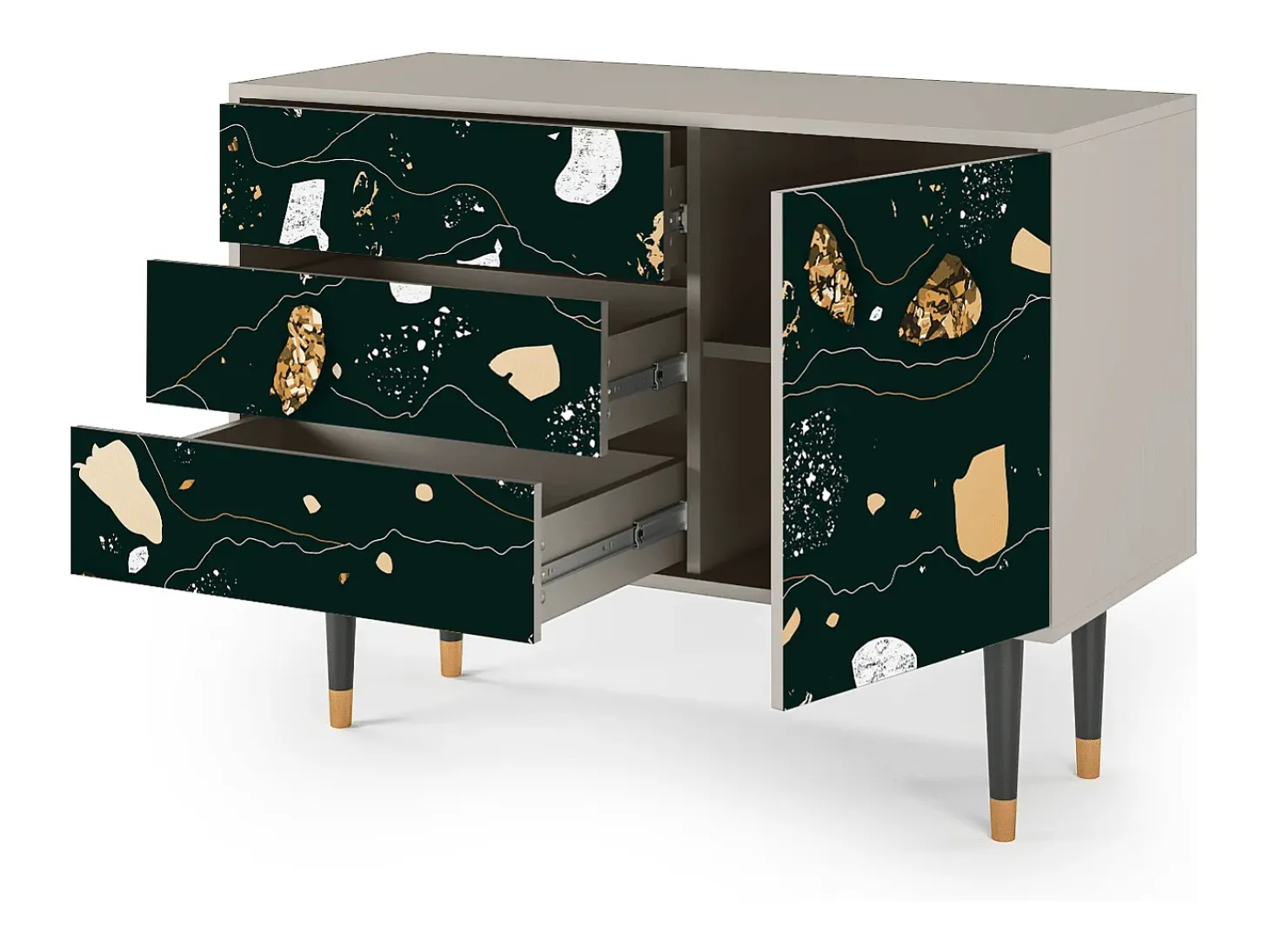 Aparador - 115х84х41 cm - S3 - Space Rocks, Arena