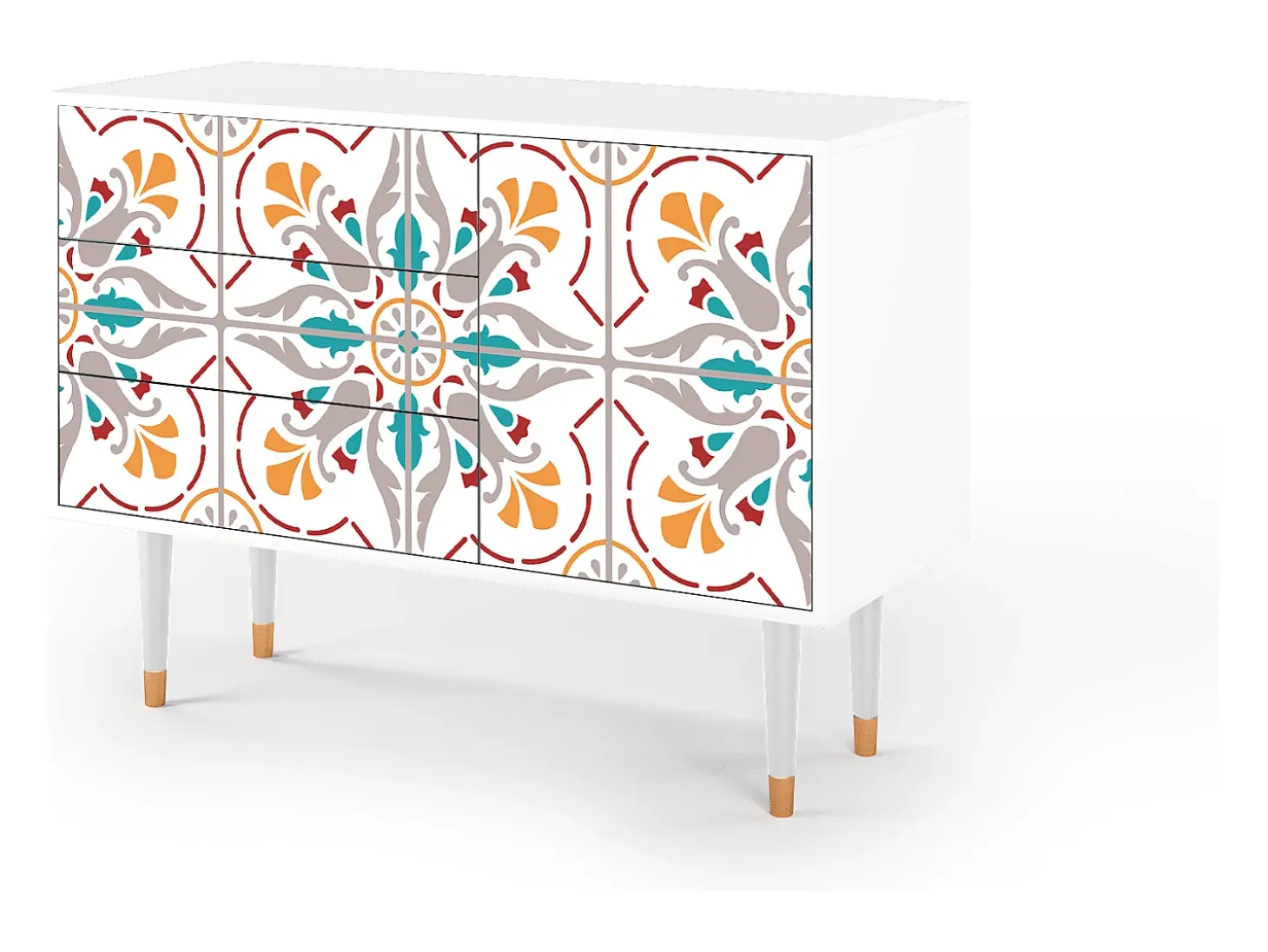 Aparador - 115х84х41 cm - S3 - Spring Ceramics, Blanco