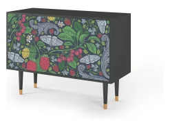 Aparador - 115х84х41 cm - S3 - Summer Berries, Antracita