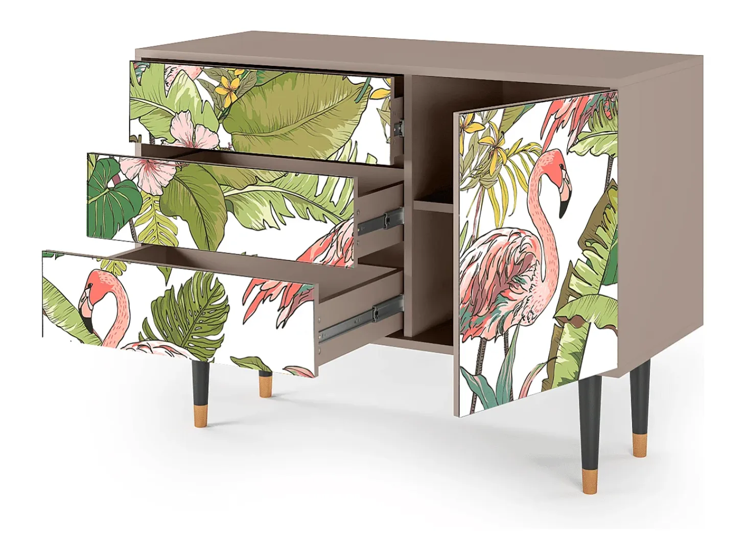 Aparador - 115х84х41 cm - S3 - Sweet Flamingo, Latte
