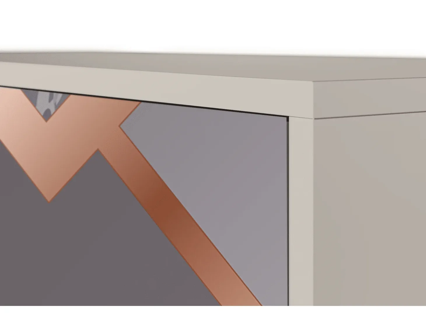 Aparador - 115х84х41 cm - S3 - Taupe Anatomy, Arena