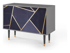 Aparador - 115х84х41 cm - S3 - The Amethyst, Gris