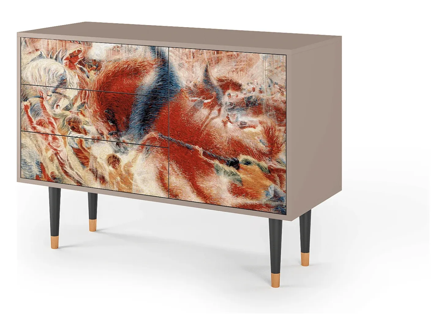 Aparador - 115х84х41 cm - S3 - The City Rises, Latte